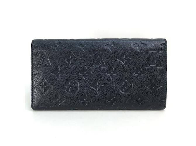 Cartera Larga Monogram Empreinte Louis Vuitton Azul marino - vista 2