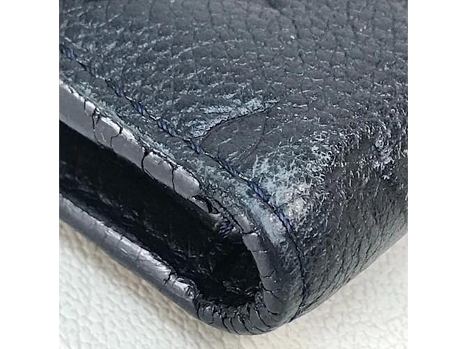 Cartera Larga Monogram Empreinte Louis Vuitton Azul marino - vista 3