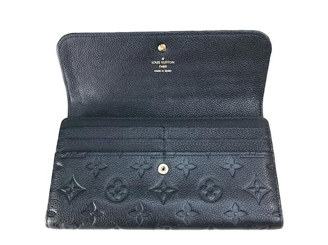 Cartera Larga Monogram Empreinte Louis Vuitton Azul marino - vista 7