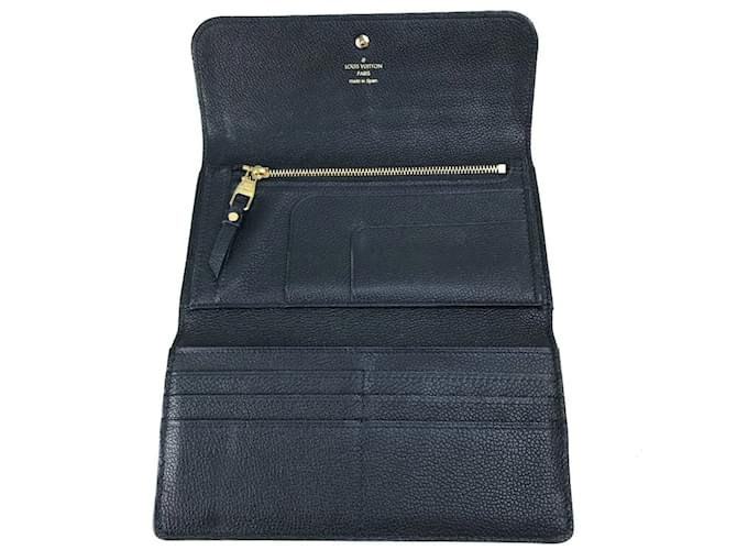 Cartera Larga Monogram Empreinte Louis Vuitton Azul marino - vista 8