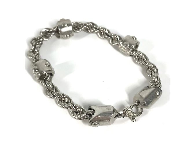 Bracciale charm in argento Louis Vuitton - vista 2