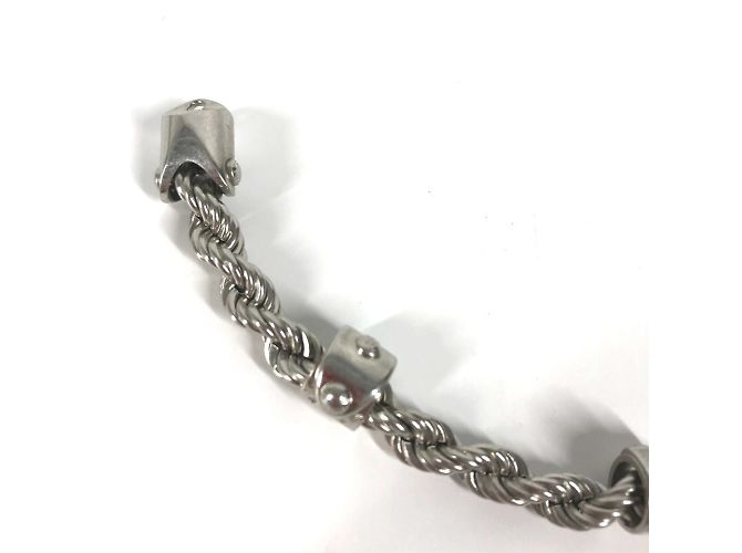 Bracciale charm in argento Louis Vuitton - vista 4