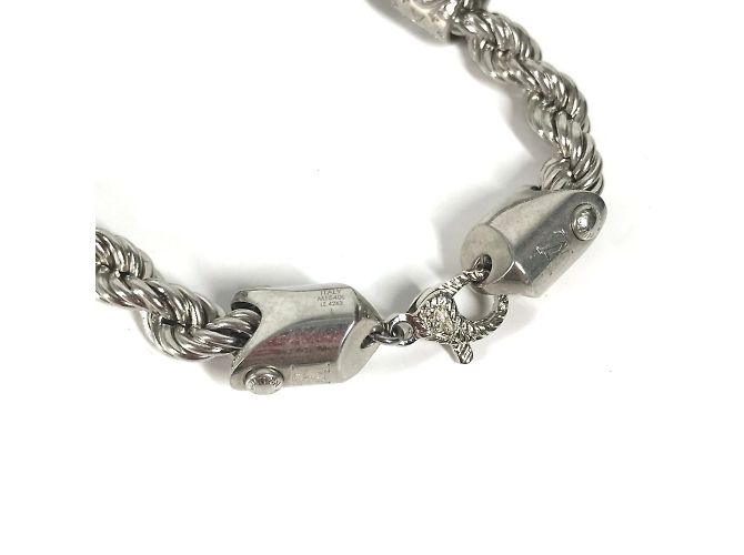 Bracciale charm in argento Louis Vuitton - vista 8