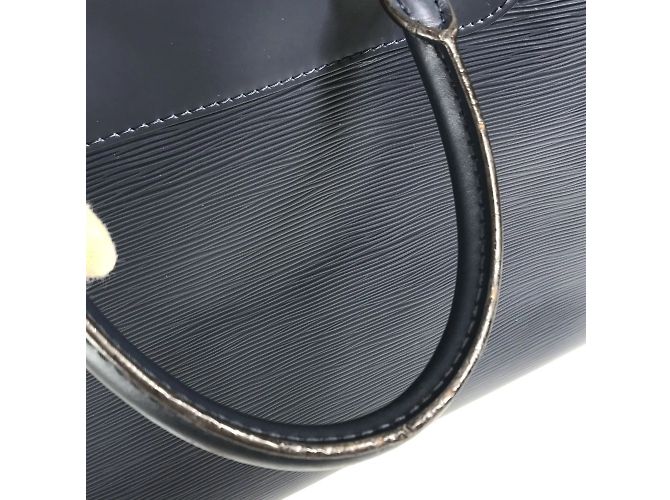 Sac Porte Document Jour Epi Louis Vuitton Bleu Marine - vue 11