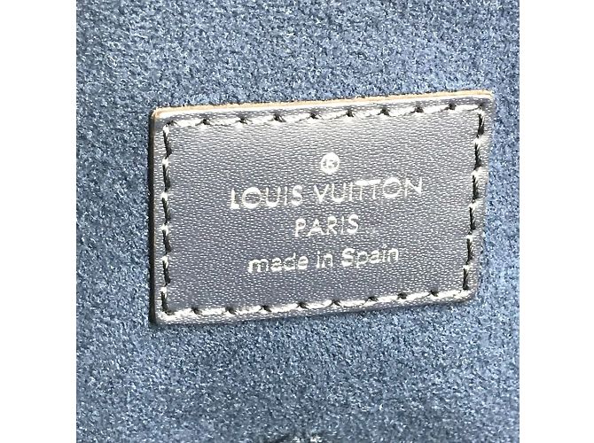 Sac Porte Document Jour Epi Louis Vuitton Bleu Marine - vue 15