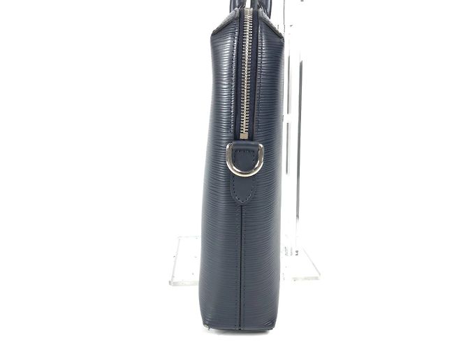 Sac Porte Document Jour Epi Louis Vuitton Bleu Marine - vue 4