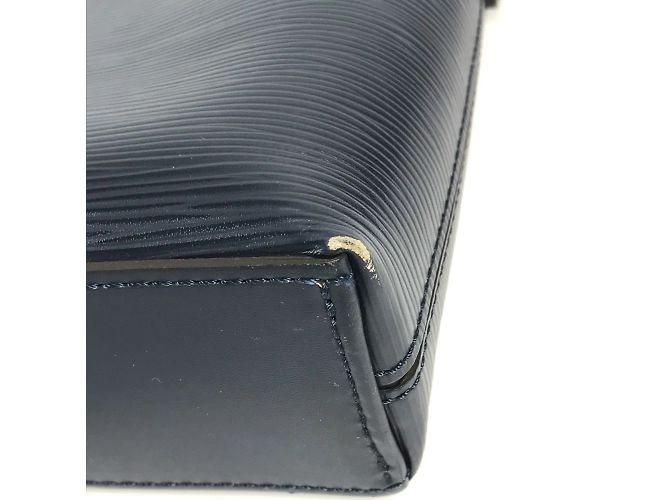 Sac Porte Document Jour Epi Louis Vuitton Bleu Marine - vue 7