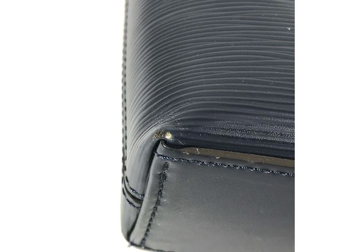 Sac Porte Document Jour Epi Louis Vuitton Bleu Marine - vue 8