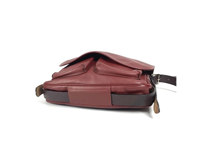 Hermès Borsa a Spalla Hermes Flap Barda 33 Marrone - vista 4