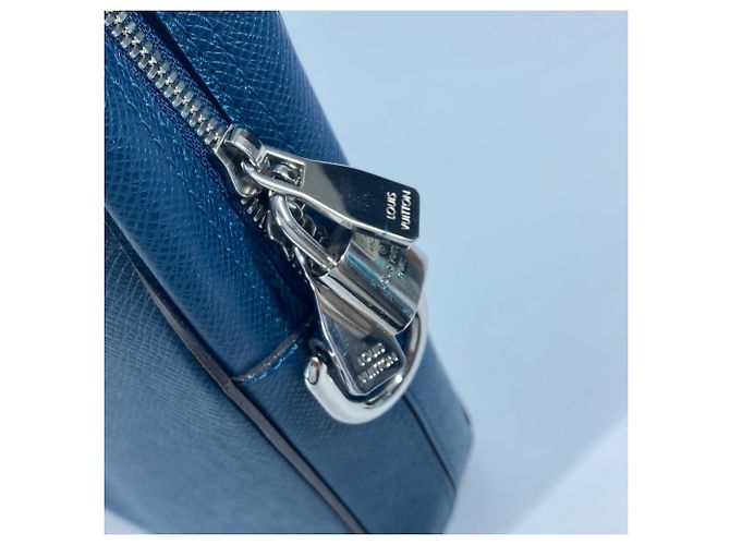 Louis Vuitton Taiga PDB Porte Document Business PM Handbag Blue Navy blue - view 14