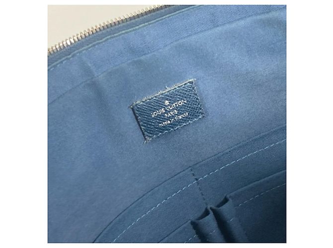 Louis Vuitton Taiga PDB Porte Document Business PM Handbag Blue Navy blue - view 16