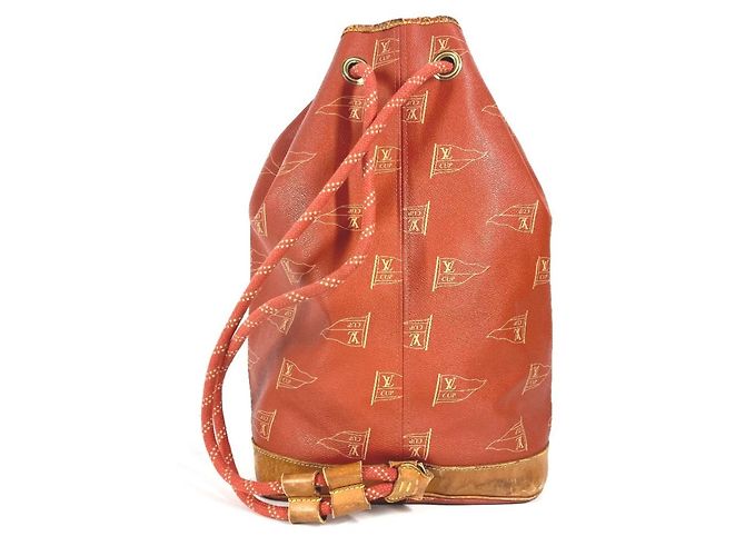 Borsa a Spalla Louis Vuitton Cup 95 LVCUP Saint-Tropez Arancione - vista 2