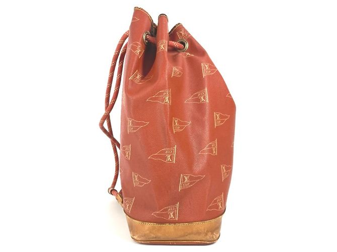 Borsa a Spalla Louis Vuitton Cup 95 LVCUP Saint-Tropez Arancione - vista 3