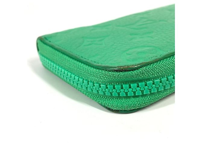 Cartera larga de cuero Taurillon verde Louis Vuitton - vista 5