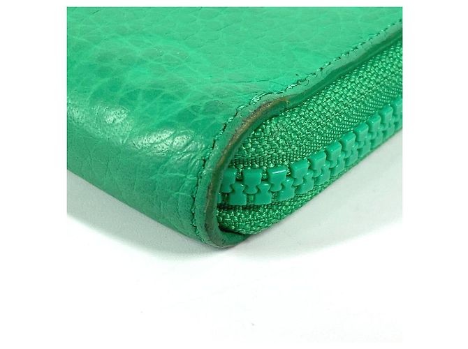 Cartera larga de cuero Taurillon verde Louis Vuitton - vista 8