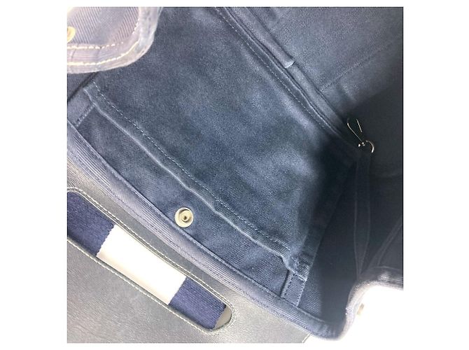 Hermès Bolsa Tote Hermes Valparaiso PM Azul marinho - vista 10