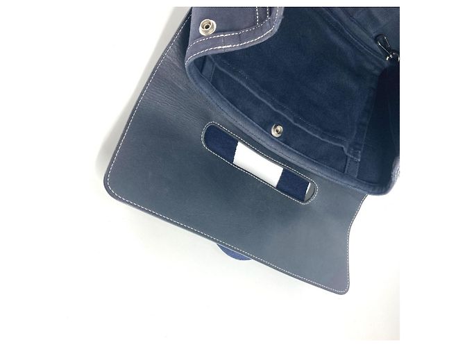Hermès Bolsa Tote Hermes Valparaiso PM Azul marinho - vista 11