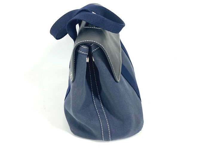 Hermès Bolsa Tote Hermes Valparaiso PM Azul marinho - vista 4