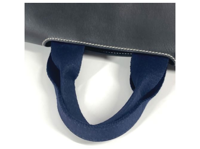 Hermès Bolsa Tote Hermes Valparaiso PM Azul marinho - vista 8