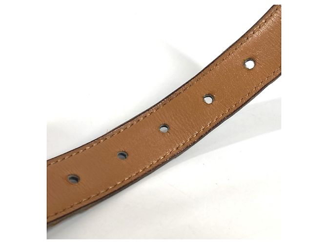 Hermès Hermes Vintage Logo Gürtel Schwarz Golden - Ansicht 15