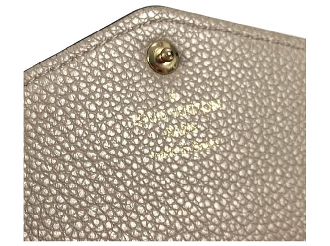 Cartera larga Monogram Empreinte Louis Vuitton Beige Gris - vista 10