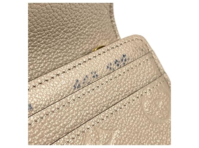 Cartera larga Monogram Empreinte Louis Vuitton Beige Gris - vista 11