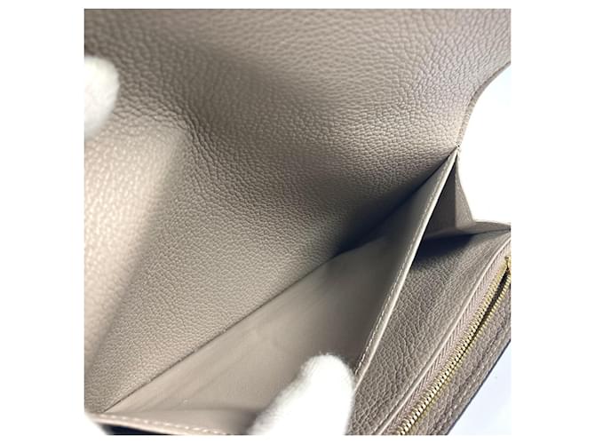 Cartera larga Monogram Empreinte Louis Vuitton Beige Gris - vista 13