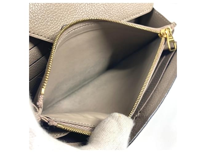 Cartera larga Monogram Empreinte Louis Vuitton Beige Gris - vista 16