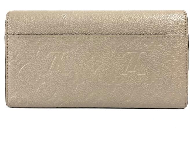 Cartera larga Monogram Empreinte Louis Vuitton Beige Gris - vista 2