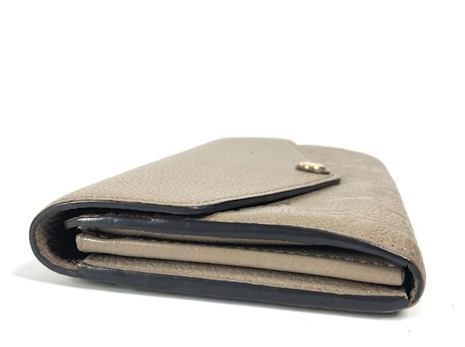 Cartera larga Monogram Empreinte Louis Vuitton Beige Gris - vista 4