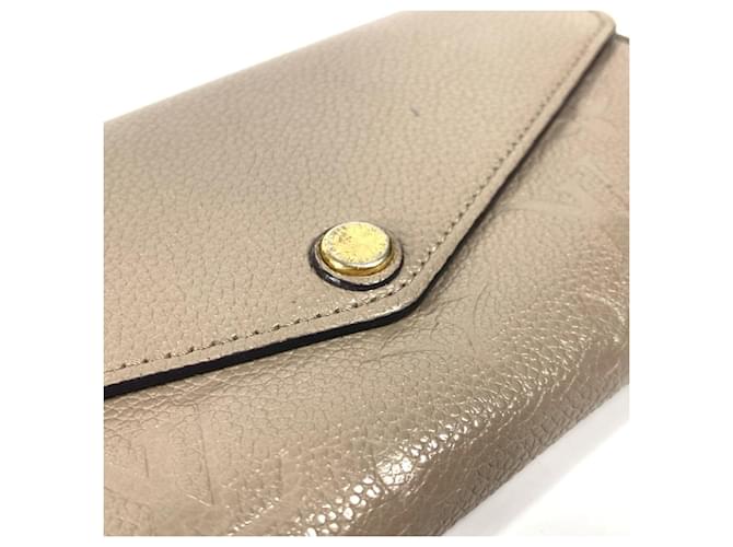 Cartera larga Monogram Empreinte Louis Vuitton Beige Gris - vista 7
