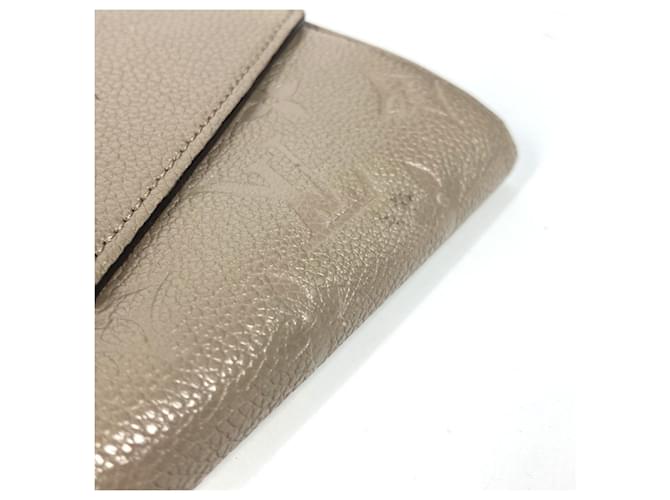Cartera larga Monogram Empreinte Louis Vuitton Beige Gris - vista 8