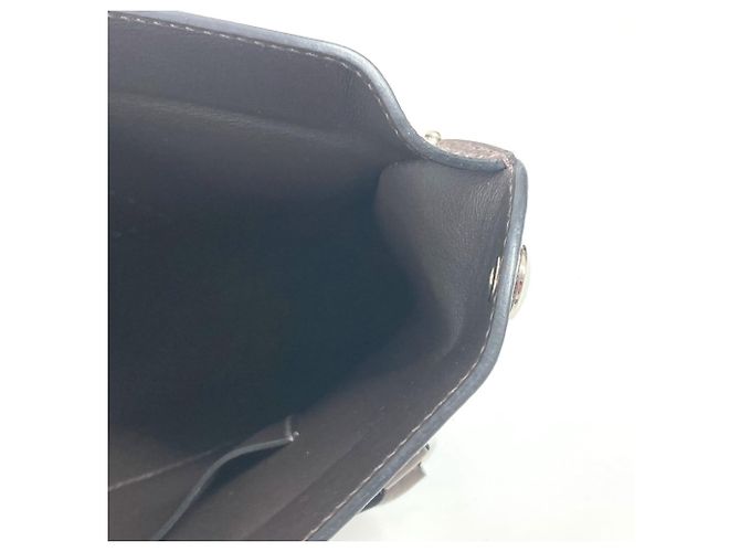 Hermès Borsa a spalla Pochette in pelle Togo Hermes Marrone scuro - vista 11