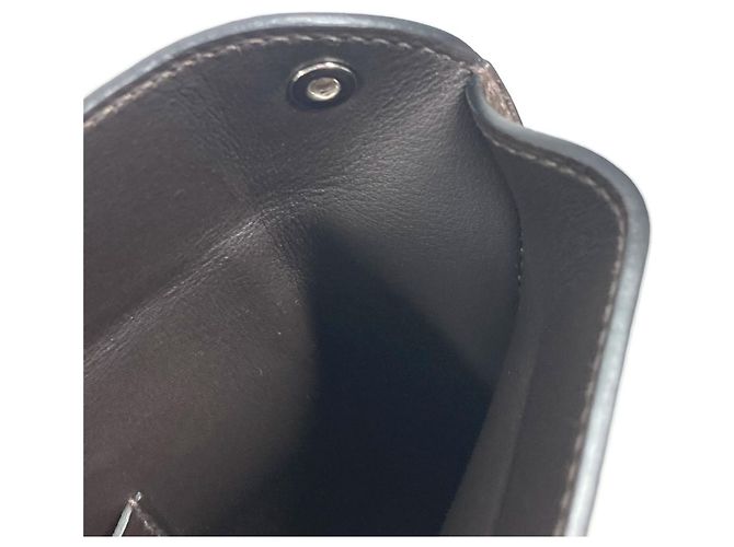 Hermès Borsa a spalla Pochette in pelle Togo Hermes Marrone scuro - vista 12