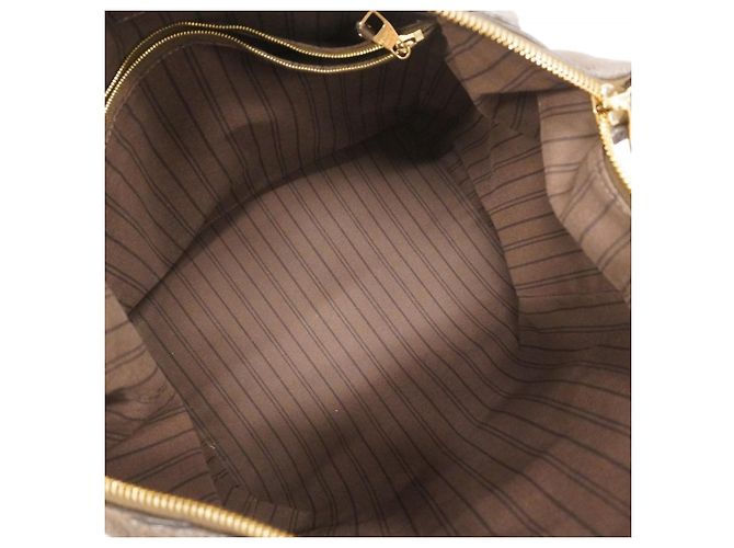 Borsa Louis Vuitton Monogram Empreinte Lumineuse PM Marrone - vista 4
