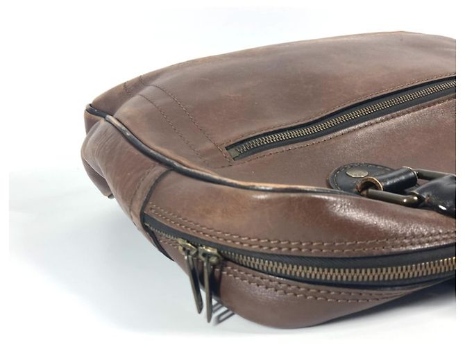 Borsa tote Louis Vuitton M92532 Utah Yulong Marrone - vista 10