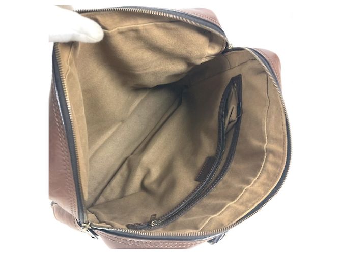 Borsa tote Louis Vuitton M92532 Utah Yulong Marrone - vista 12