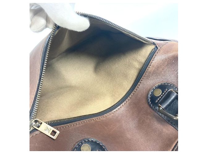 Borsa tote Louis Vuitton M92532 Utah Yulong Marrone - vista 17
