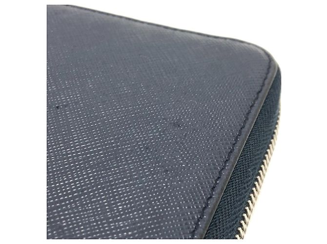 Saffiano Billetera bi-fold Prada azul - vista 6