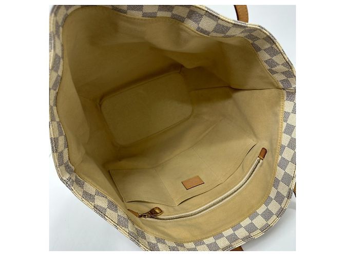 Borsa a Spalla Louis Vuitton Damier Azur Salina PM Bianco - vista 10