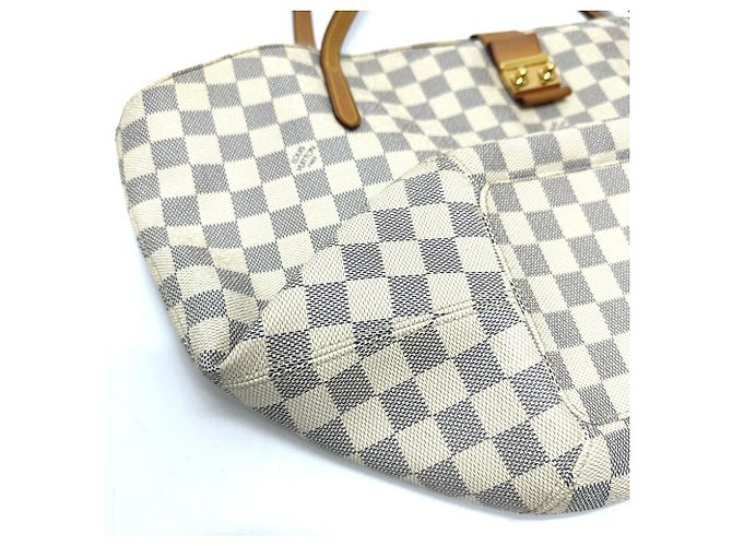 Borsa a Spalla Louis Vuitton Damier Azur Salina PM Bianco - vista 5