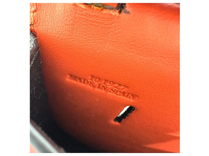 Borsa con tacco Anagram Loewe Arancione - vista 11