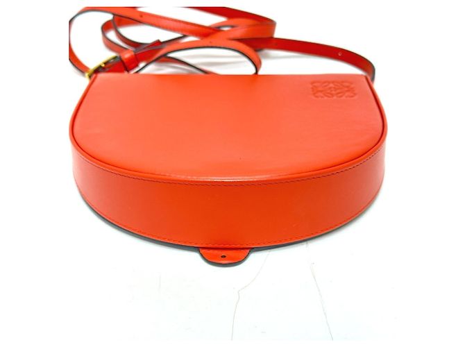 Borsa con tacco Anagram Loewe Arancione - vista 3