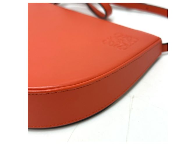 Borsa con tacco Anagram Loewe Arancione - vista 5