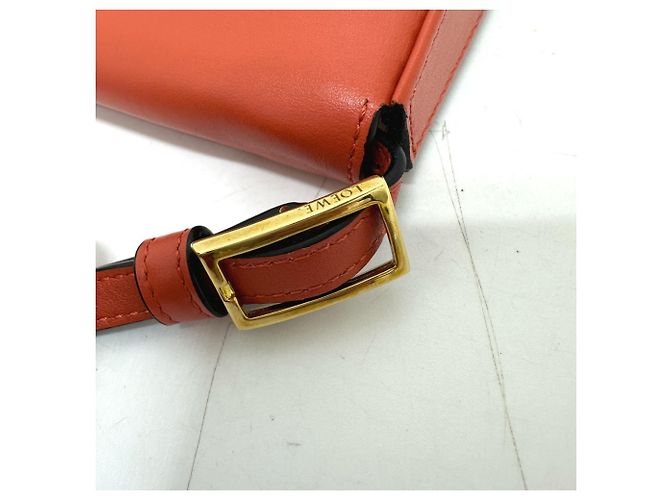 Borsa con tacco Anagram Loewe Arancione - vista 7