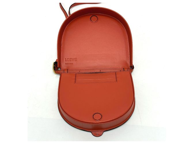 Borsa con tacco Anagram Loewe Arancione - vista 9
