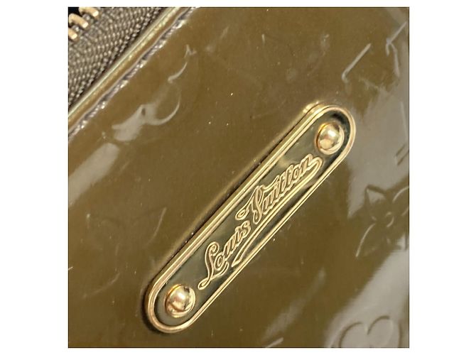 Borsa Tote Louis Vuitton Monogram Vernis Bellevue GM Cachi - vista 17