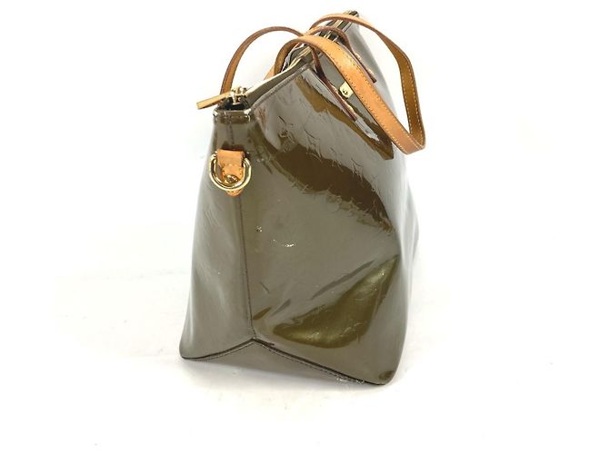 Borsa Tote Louis Vuitton Monogram Vernis Bellevue GM Cachi - vista 4