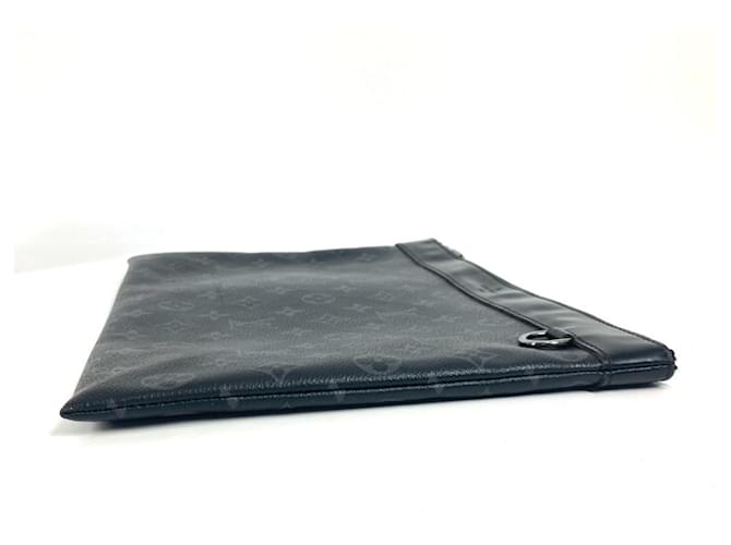 Borsa Pochette Discovery Monogram Eclipse di Louis Vuitton Nero Monogramma - vista 4