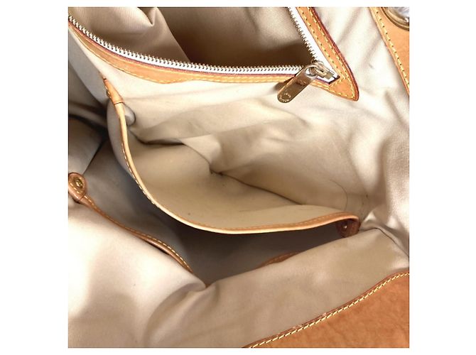 Borsa a Spalla Louis Vuitton Damier Azur Pompron GM Bianco - vista 17